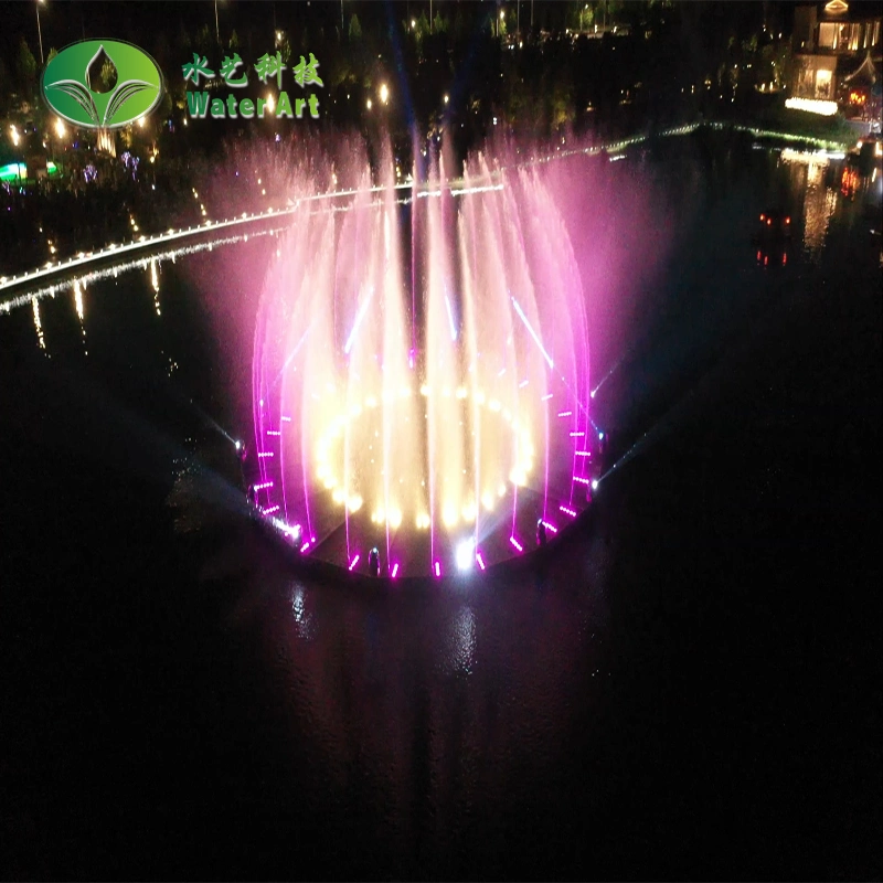 Free Design of Large-Scale Outdoor Light Interactive Performance Music Fountain