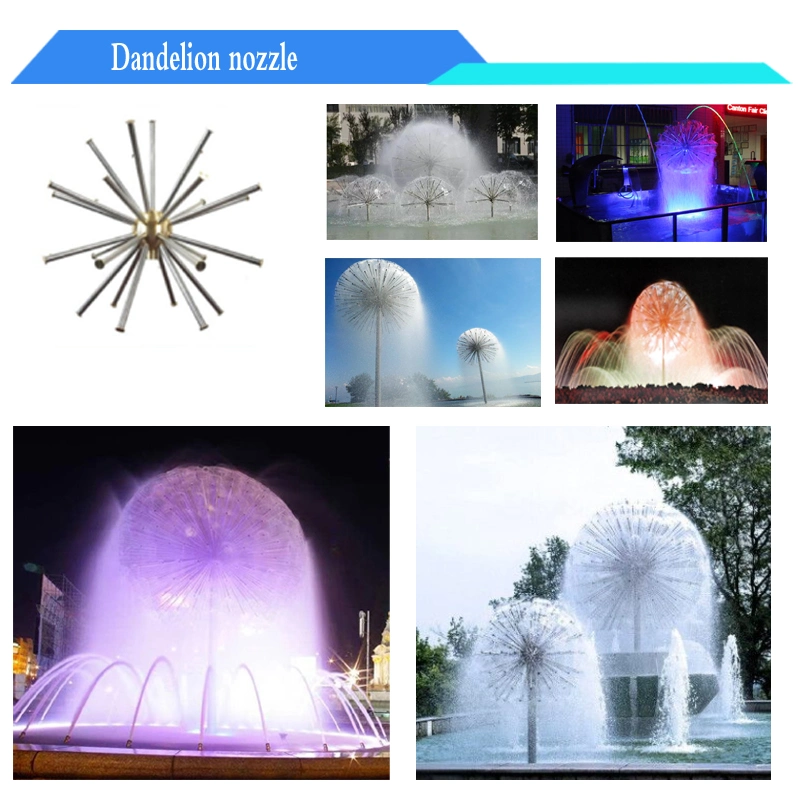 Outdoor Garden Crystal Ball Dandelion Fountain Nozzle