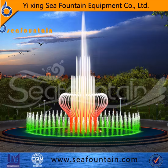 Fonte de piso decorativo LED colorido para venda